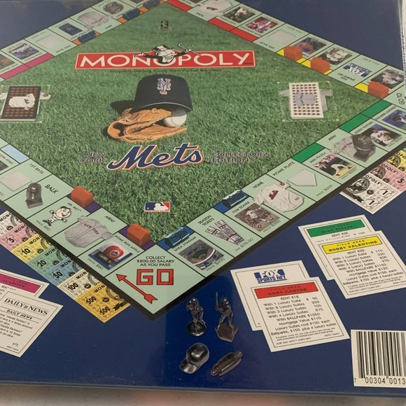 Vintage Monopoly New York Mets MLB Collector’s Edition Board Game 2001 Sealed - Picture 7 of 9